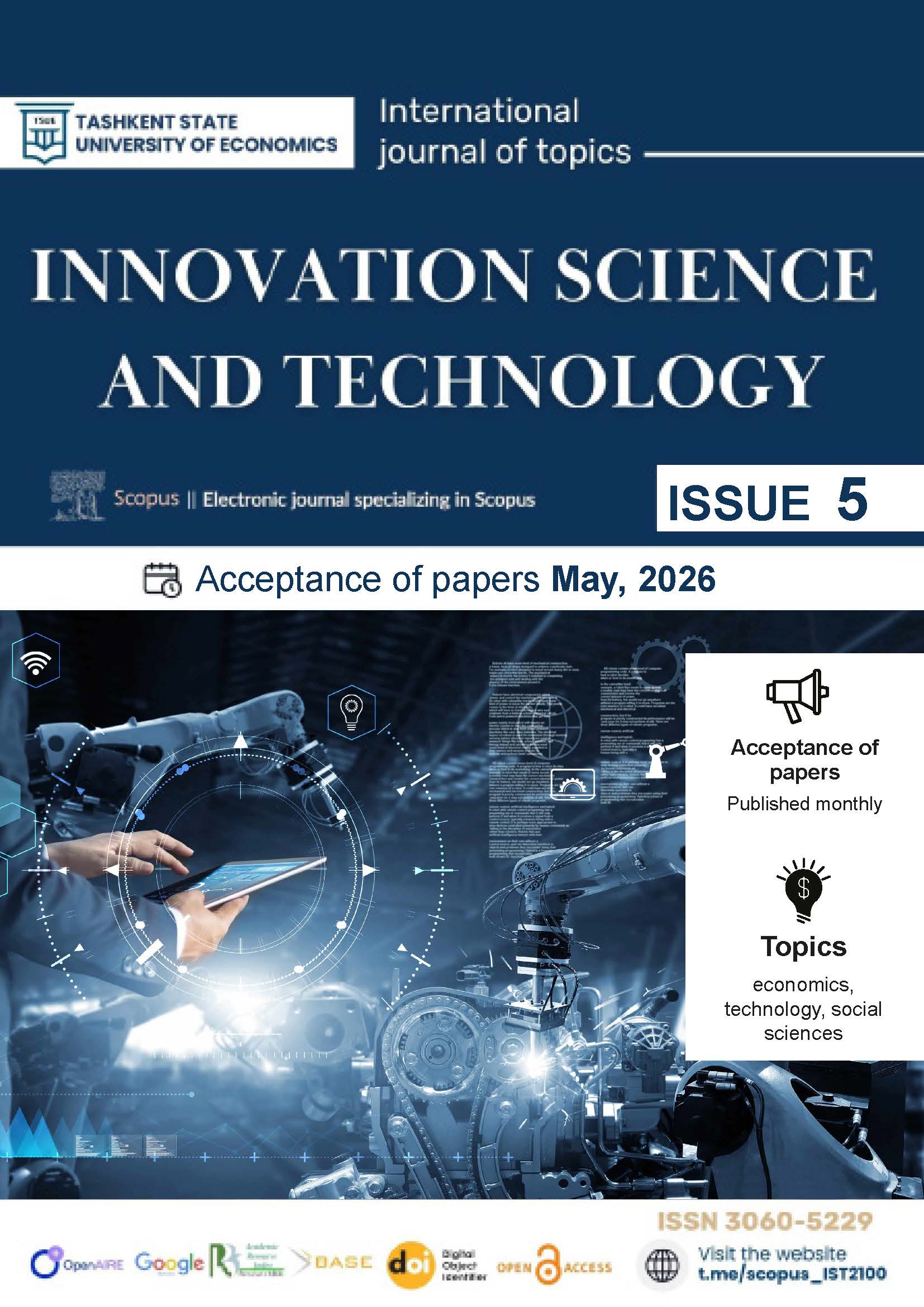 					View Vol. 2 No. 5 (2026): Innovation Science and Technology
				