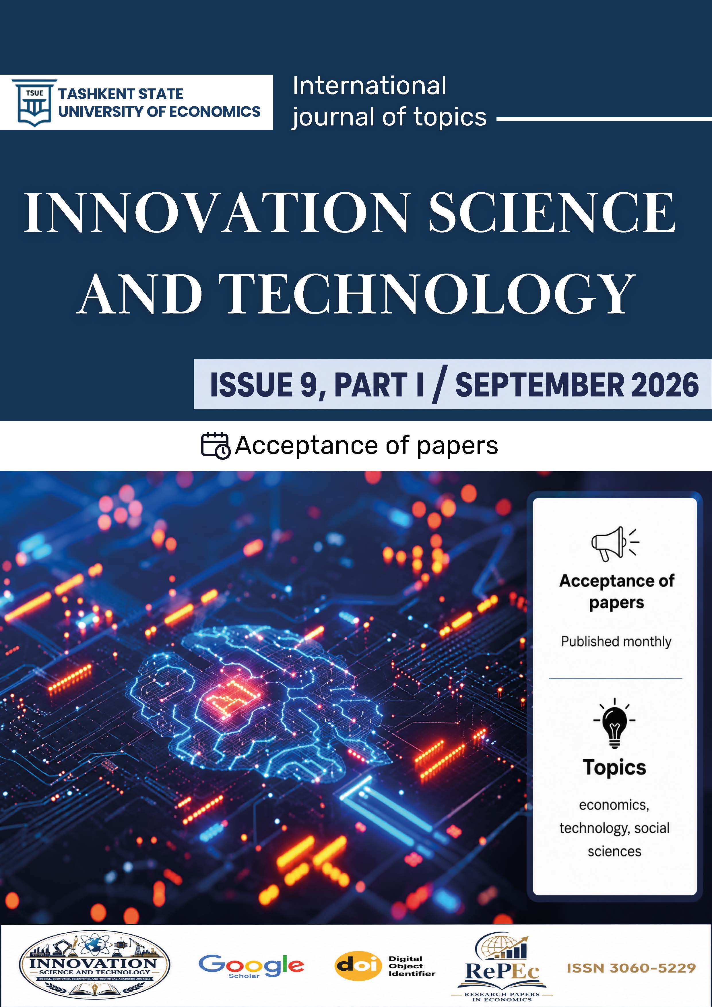 Vol. 2 No. 9 (2026): Innovation Science and Technology 