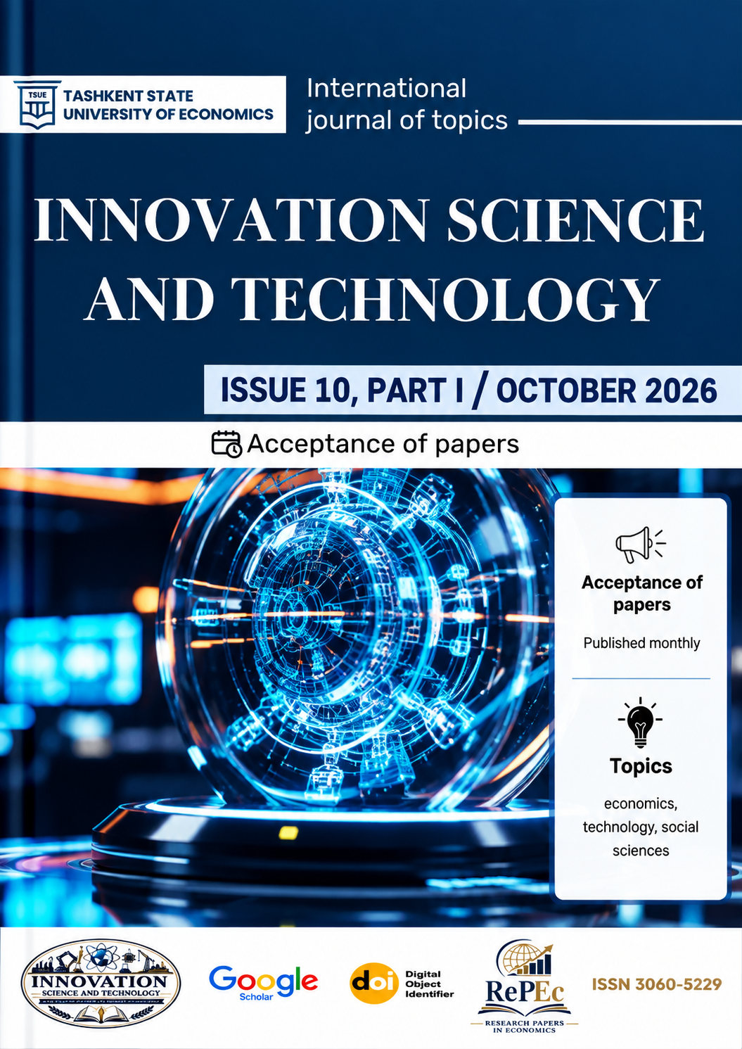 					View Vol. 2 No. 10 (2026): Innovation Science and Technology 
				
